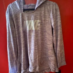 Girls lavender Nike jogging suit